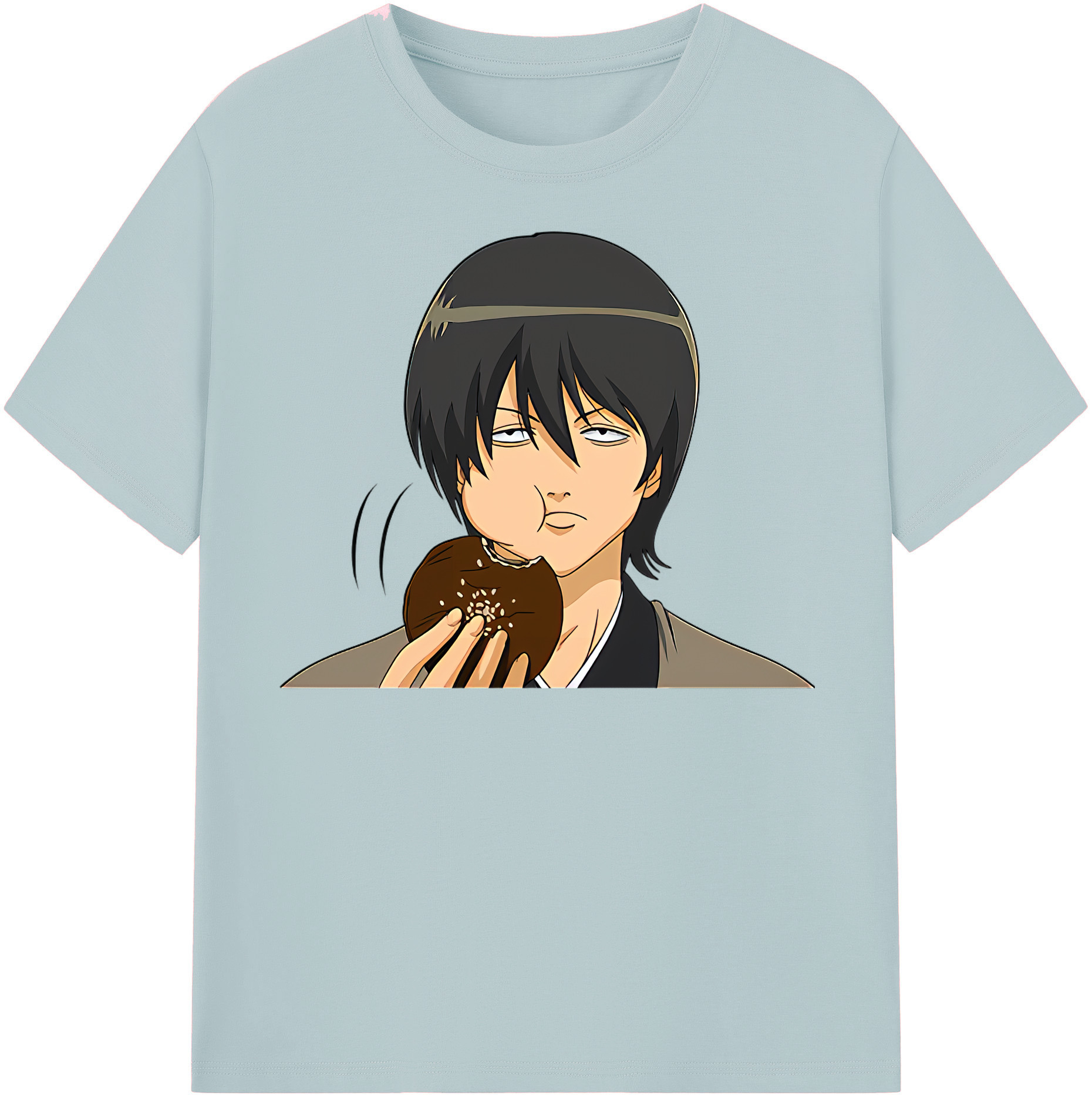 （画像用） ぎんたま 坂田銀時（さかたぎんとき） 神楽 志村新八（しむら しんぱち） GINTAMA Sakata Gintoki Kagura Shimura Shinpachi 綿100％半袖Tシャツ（フロントプリント）